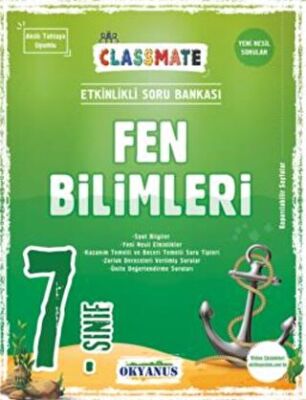 7. Sınıf Classmate Fen Bilimleri Soru Bankası - Kolektif kitap kapağı