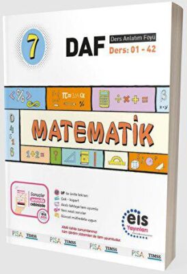 7. Sınıf - DAF - Matematik - Kolektif kitap kapağı