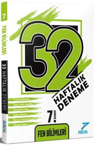 7. Sınıf Fen Bilimleri 32 Haftalık Deneme - Kollektif kitap kapağı