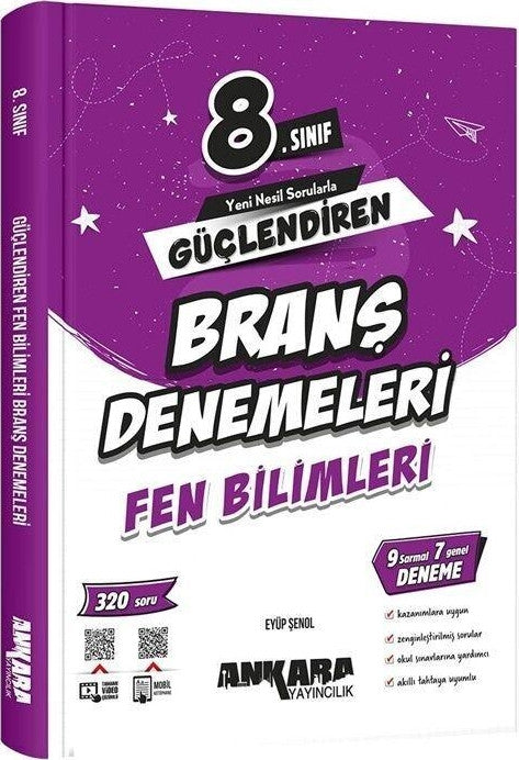 7. Sınıf Fen Bilimleri Güçlendiren Branş Denemeleri Ankara Yayıncılık - Didem Sığan kitap kapağı