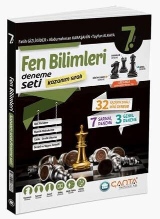 7. Sınıf Fen Bilimleri Kazanım Sıralı Deneme Seti - Kolektif kitap kapağı