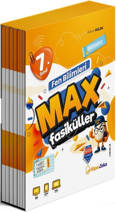 7. Sınıf Fen Bilimleri MAX Fasikülleri Hiper Zeka Yayınları kitap kapağı