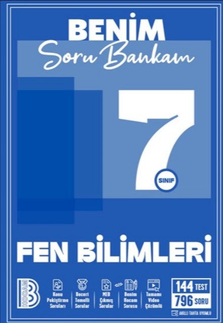 7. Sınıf Fen Bilimleri Soru Bankam kitap kapağı