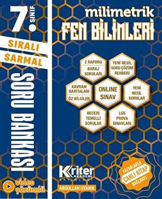 7. Sınıf Fen Bilimleri Soru Bankası - Abdullah Uyanık kitap kapağı