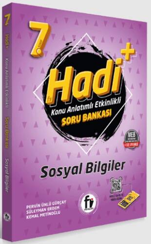 7. Sınıf Hadi+ Sosyal Bilgiler Soru Bankası - Kemal Metinoğlu kitap kapağı