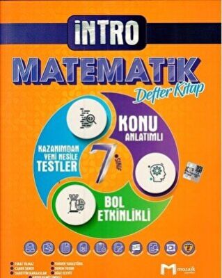 7. Sınıf Matematik İntro Defter Kitap - Kolektif kitap kapağı