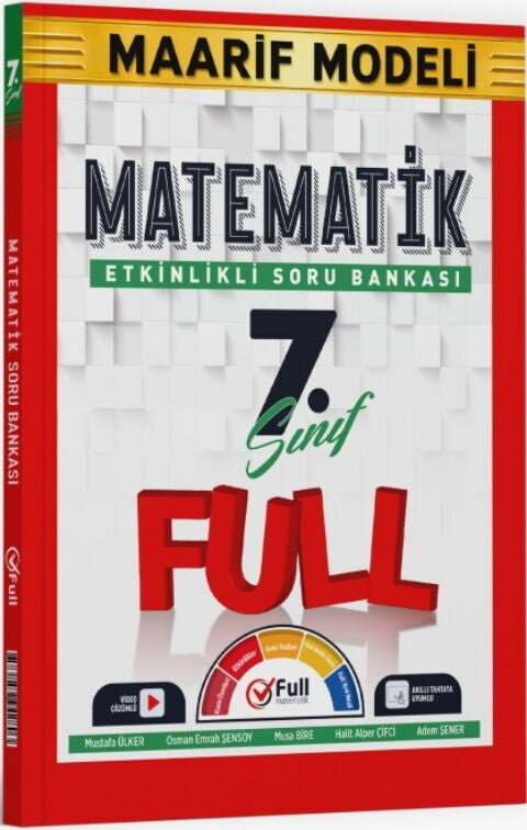 7. Sınıf Matematik Maarif Model Soru Bankası Full Matematik kitap kapağı