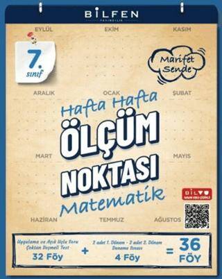 7. Sınıf Matematik Ölçüm Noktası - Kolektif kitap kapağı