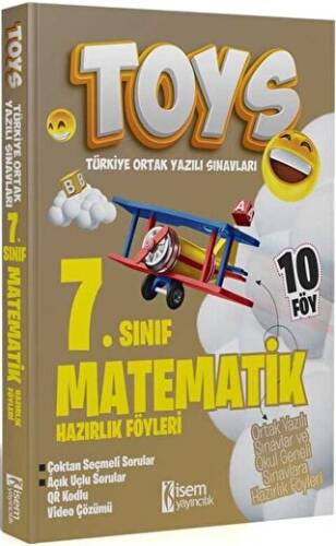 2024 Toys 7. Sınıf Matematik Hazırlık Föyleri - Kolektif kitap kapağı