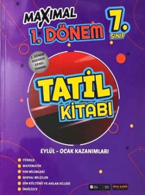 7. Sınıf Maximal 1. Dönem Tatil Kitabı - Kolektif kitap kapağı