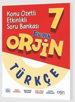 Orjin Okul 2024 7. Sınıf Türkçe Kazanım Odaklı Defteri - Kolektif kitap kapağı