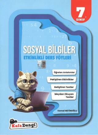 Kafadengi 2025 7. Sınıf Sosyal Bilgiler Etkinlikli Ders Föyleri - Kolektif kitap kapağı