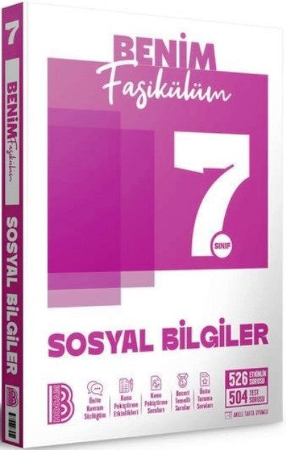7. Sınıf Sosyal Bilgiler Fasikülüm 2026 kitap kapağı
