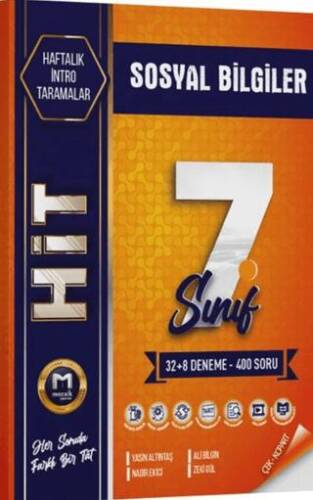 7. Sınıf Sosyal Bilgiler Hit 40 lı Deneme - Kolektif kitap kapağı