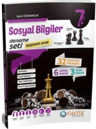 7. Sınıf Sosyal Bilgiler Kazanım Sıralı Deneme Seti - Kollektif kitap kapağı