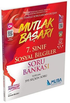 Muba Yayınları 7. Sınıf Sosyal Bilgiler Mutlak Başarı Soru Bankası - Emrah Bilgili kitap kapağı