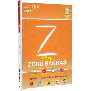 7. Sınıf Sözel Zoru Bankası Tonguç Akademi kitap kapağı