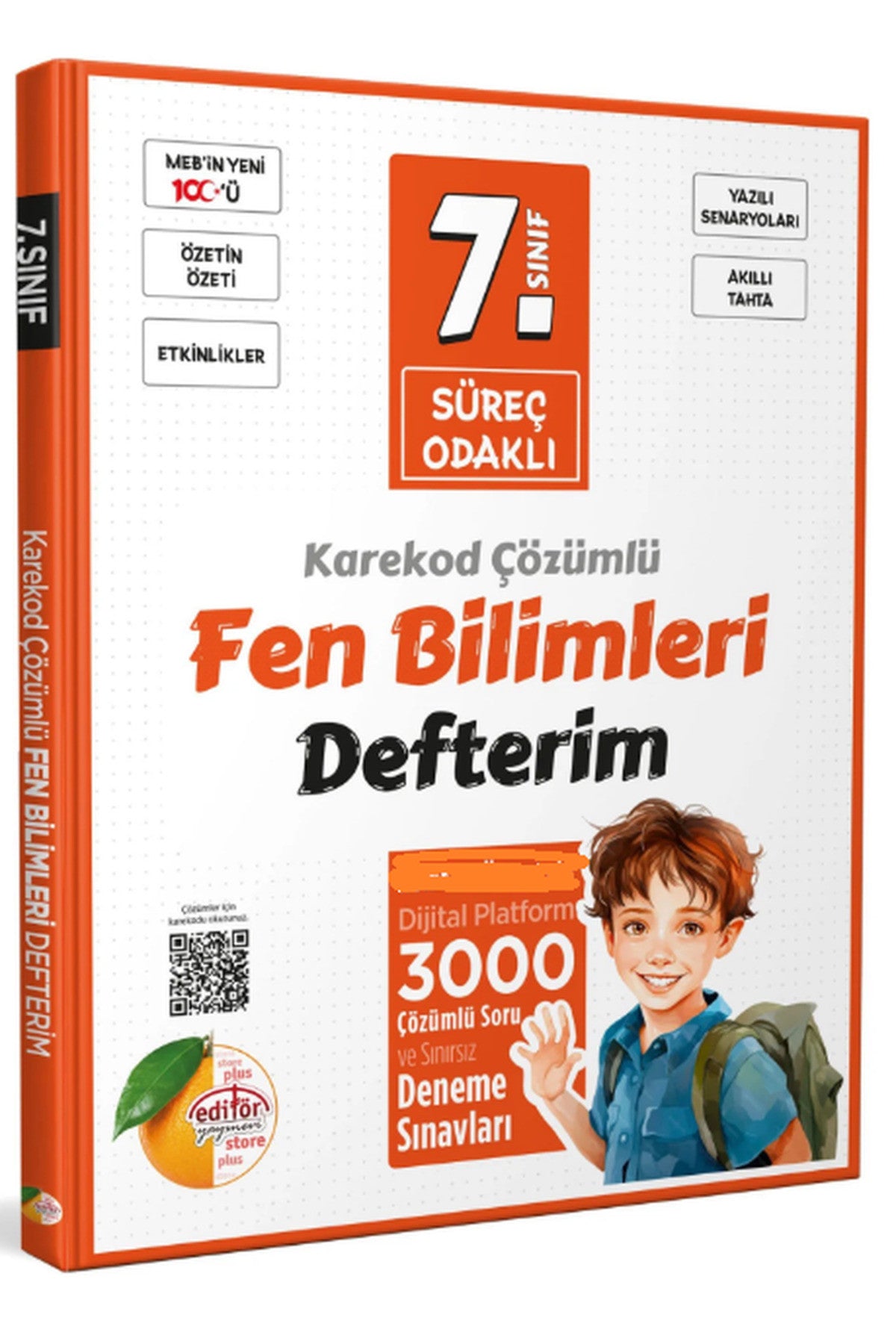 7. Sınıf Süreç Odaklı Fen Bilimleri Defterim - Karekod Çözümlü kitap kapağı