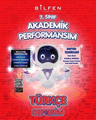 7. Sınıf Türkçe Akademik Performansım Defterim - Kolektif kitap kapağı