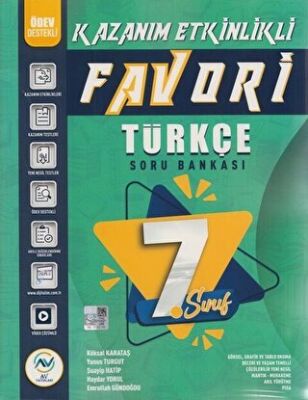 7. Sınıf Türkçe Favori Serisi Kazanım Etkinlikli Soru Bankası - Kolektif kitap kapağı