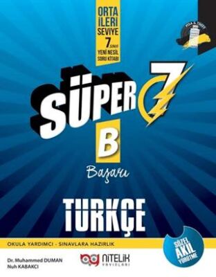 7. Sınıf Türkçe Süper Soru Bankası - Nuh Kabakcı kitap kapağı