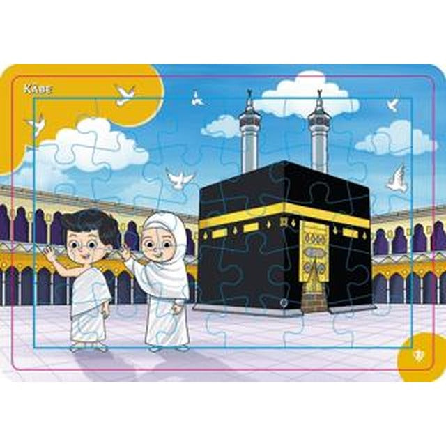 4-6 Yaş Değerli Mekanlar Kabe Puzzle 30 Parça | Türkiye Diyanet Vakfı Yayınları