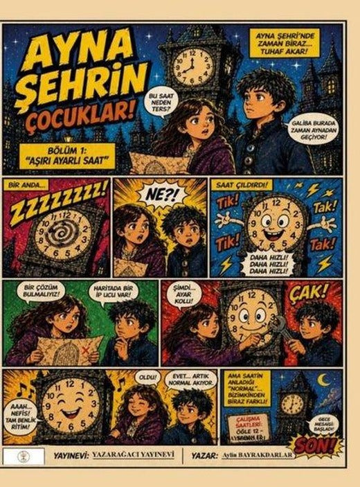 Ayna Şehrin Çocukları | Yazar Ağacı Yayınevi (İnce Kapak)