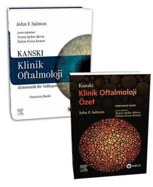2025 Kanski'nin Muhteşem İkilisi - Kanski Klinik Oftalmoloji + Kanski Klinik Oftalmoloji Özet - 2 Ki | Güneş Tıp Kitabevleri (Ciltli)