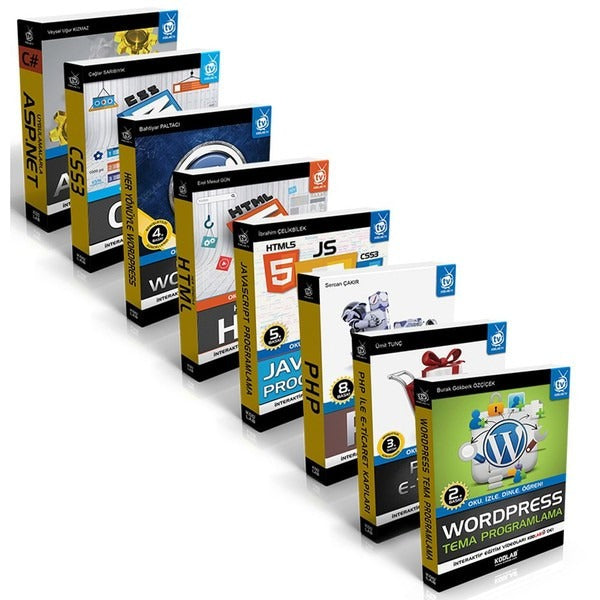 Web Tasarım Seti-8 Kitap Takım | Kodlab (İnce Kapak)