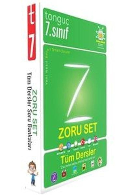 7.Sınıf Tüm Dersler Zoru Bankası Set | Tonguç Akademi (İnce Kapak)