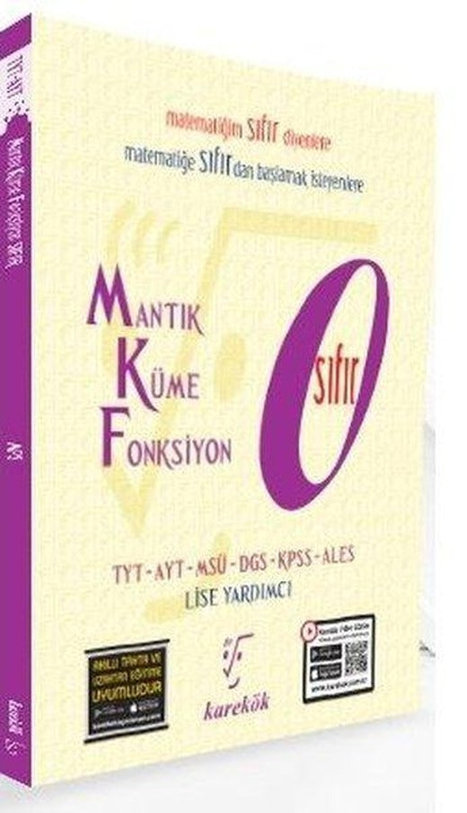 Mantık Küme Fonksiyon Sıfır | Karekök Eğitim Yayın (İnce Kapak)