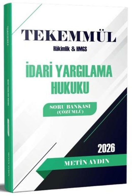 Tekemmül İdari Yargılama Hukuku Soru Bankası