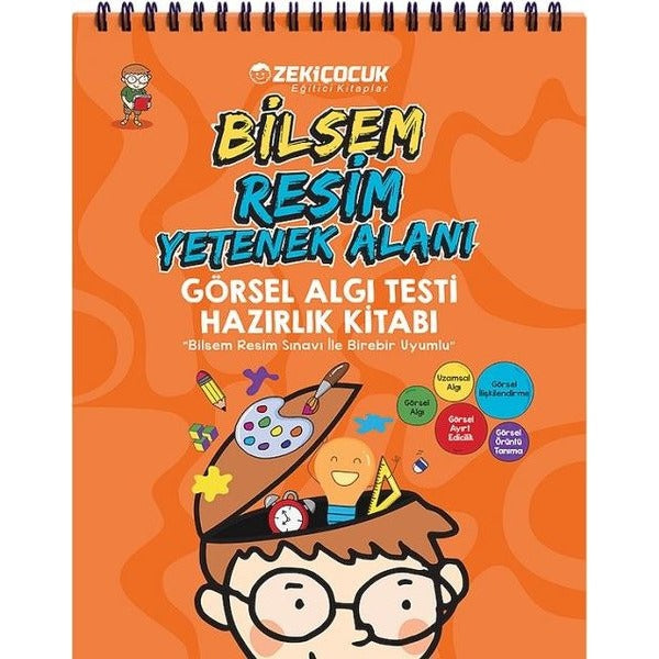 Bilsem Resim Yetenek Alanı Görsel Algı Testi Hazırlık Kitabı