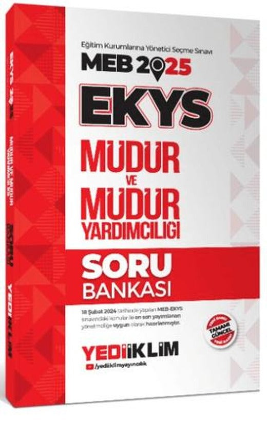 2025 MEB EKYS Müdür ve Müdür Yardımcılığı Soru Bankası