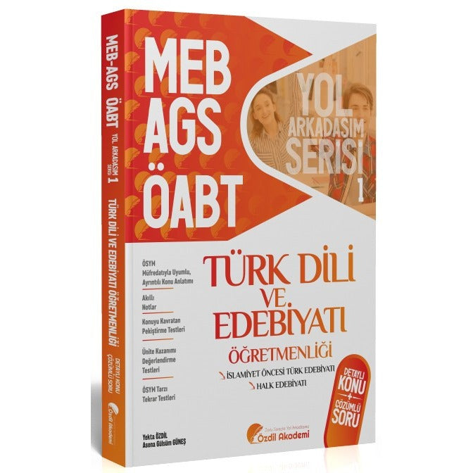ÖABT MEB-AGS Türk Dili ve Edebiyatı 1. Kitap Halk Edebiyatı Konu Anlatımlı Soru Bankası