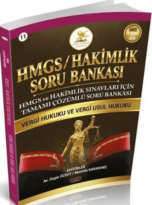 2026 HMGS Hakimlik Vergi Hukuku ve Vergi Usul Hukuku Soru Bankası | Savaş Yayınevi (Ciltsiz)