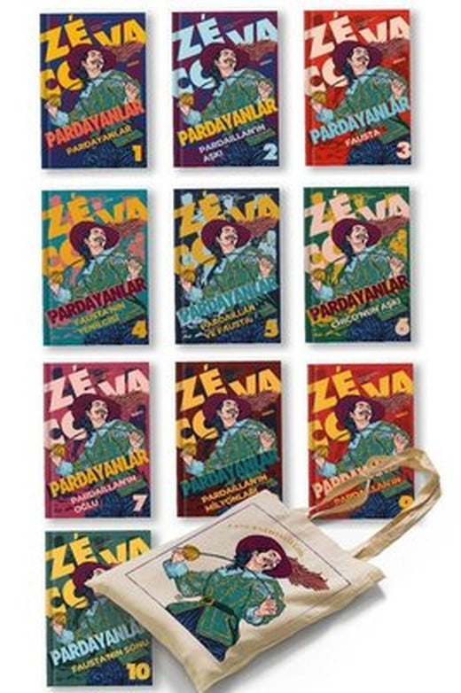 Pardayanlar Seti - 10 Kitap Takım - Özel Baskılı Çanta Hediyeli | Dedalus (İnce Kapak)