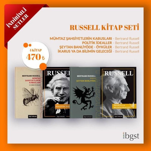 Russell Kitap Seti - 4 Kitap Takım | BGST (İnce Kapak)