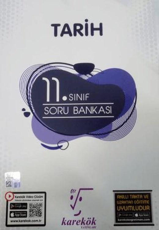 11. Sınıf Tarih Soru Bankası Karekök Yayınları
