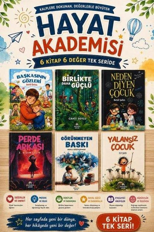 Hayat Akademisi Sınır Tanımayan Genç Kaşifler Seti - 6 Kitap Takım | Ekinoks (İnce Kapak)