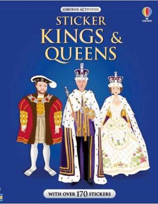 Sticker Kings & Queens | Usborne (Ciltsiz)