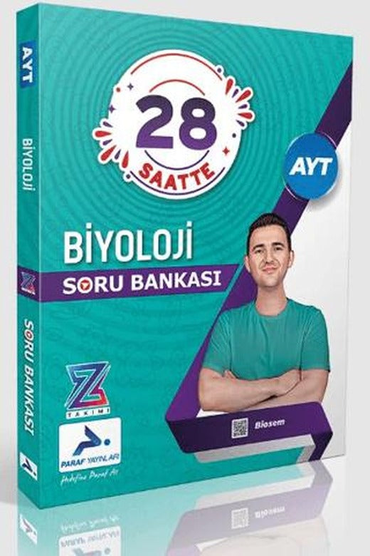 Paraf Z Takım AYT Biyoloji Video Soru Bankası | Paraf Yayınları (Ciltsiz)