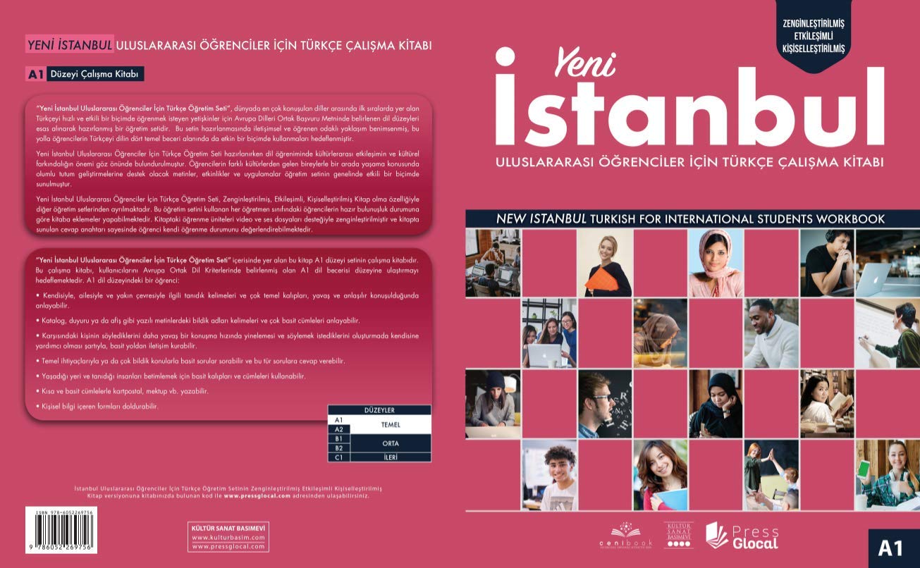 Yeni İstanbul Yabancılar ve Uluslararası Öğrenciler İçin Türkçe Kitabı A1 | Kültür Sanat Yayınları
