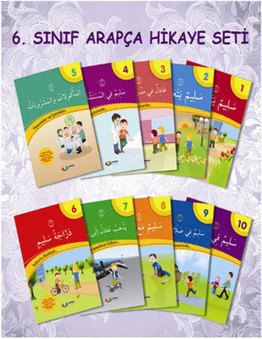 Arapça 6.Sınıf Hikaye Seti | Karma Kitaplar (İnce Kapak)