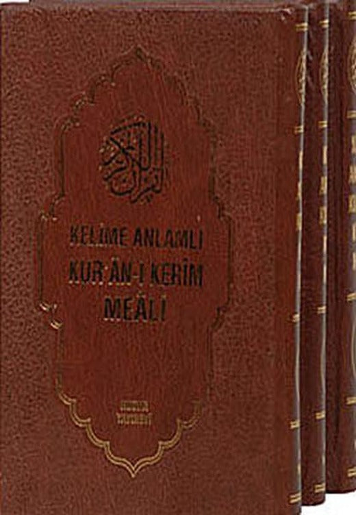 Kelime Anlamlı Kur'an-ı Kerim Meali (3 Kitap Takım - Kuşe) | Huzur Yayınevi - İslam Dizisi (İnce Kapak)
