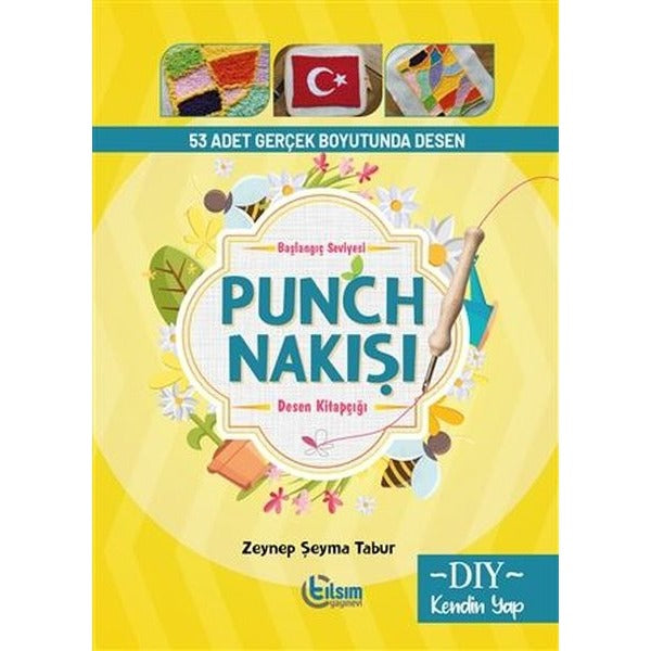 Başlangıç Seviyesi Punch Nakışı Desen Kitapçığı | Tılsım Yayınevi (İnce Kapak)