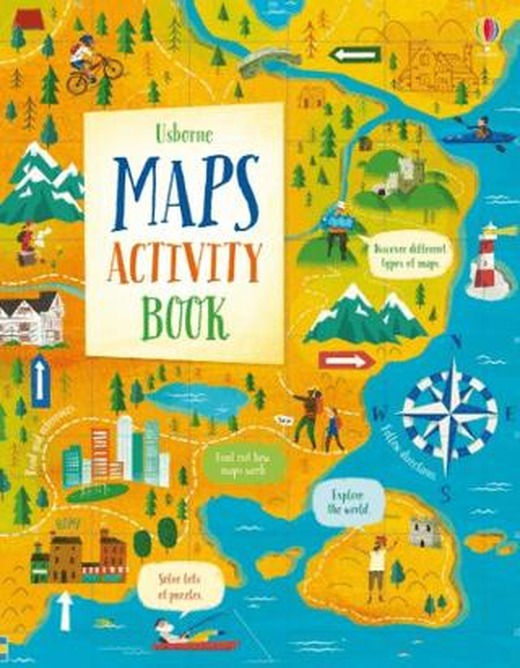Maps Activity Book | Usborne (Ciltsiz)