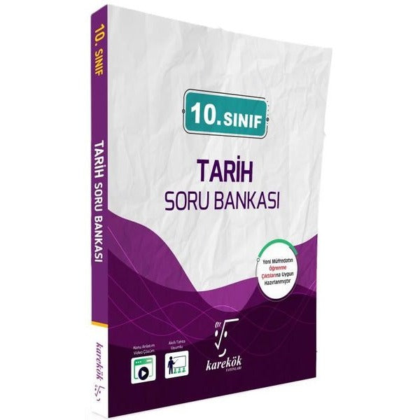 10. Sınıf Tarih Soru Bankası | Karekök Eğitim Yayın (İnce Kapak)