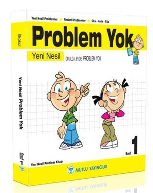 1. Sınıf Matematik Problem Yok | Mutlu Yayıncılık (Ciltsiz)