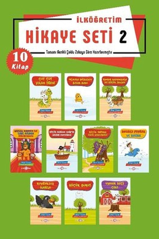 İlköğretim Hikaye Seti 2 - 10 Kitap Takım | Akıllı Zebra (İnce Kapak)